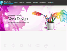 Tablet Screenshot of emphatictechnologies.com
